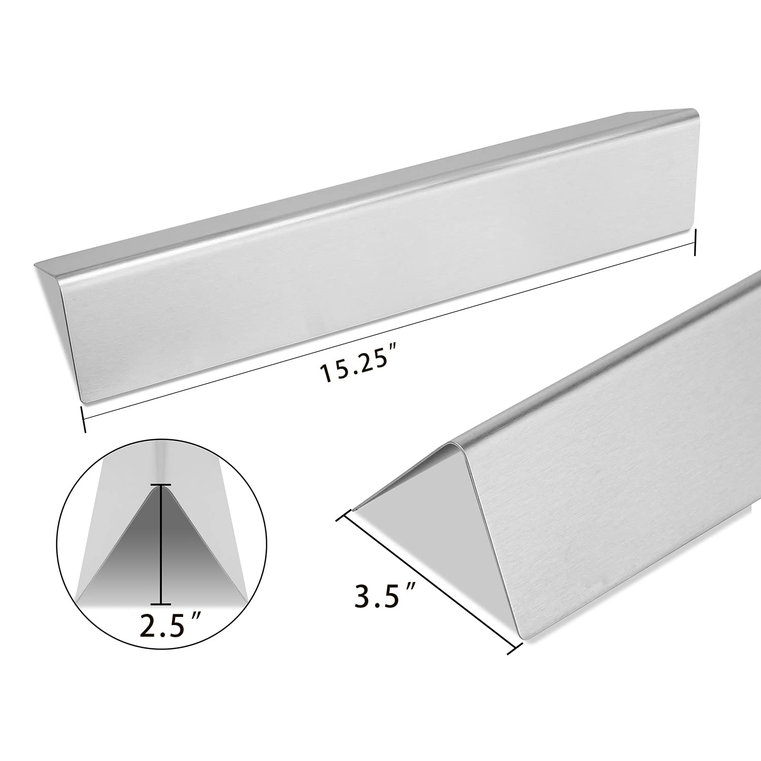 Burly Grill burner tube set stainless for Weber Spirit, corrosion-resistant