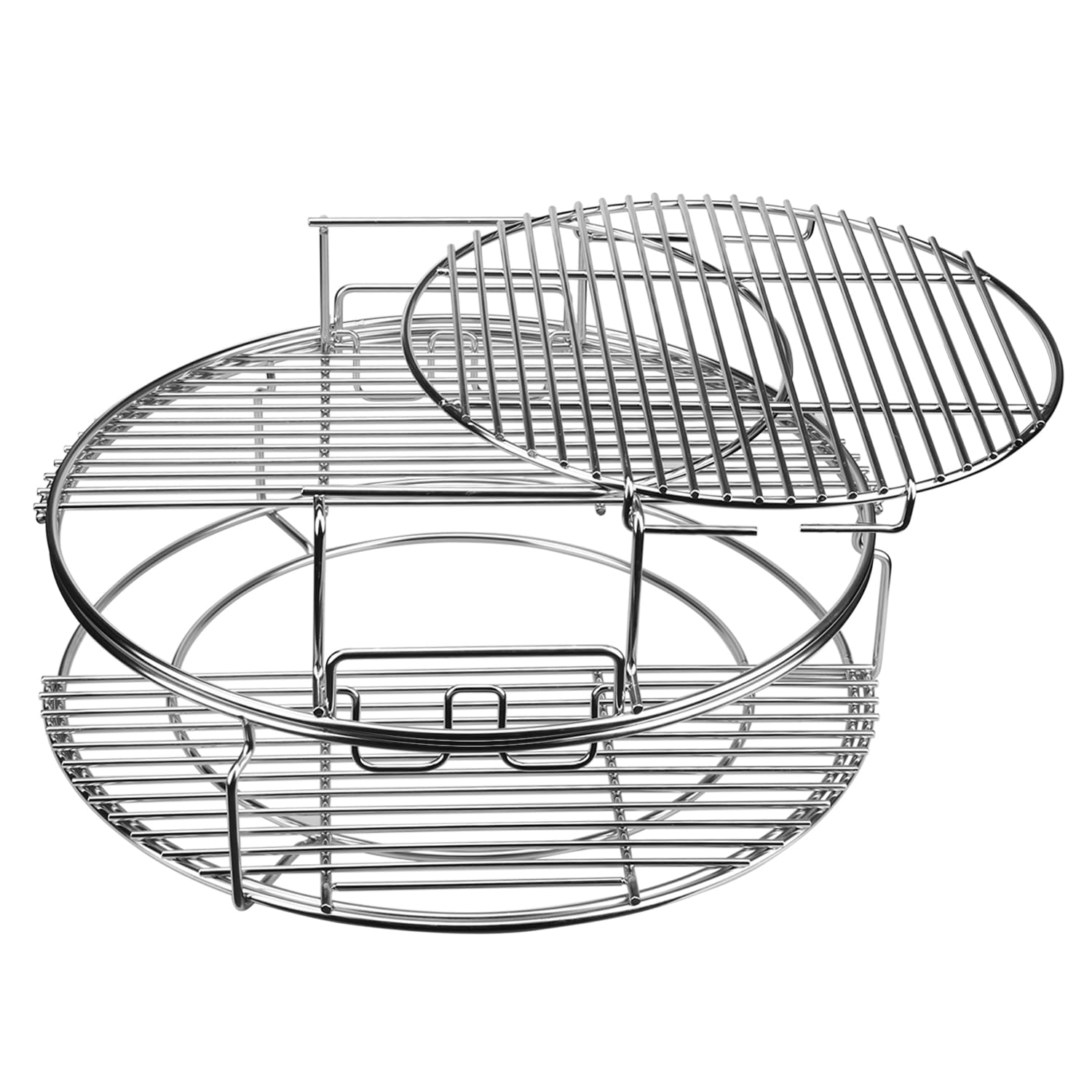 Burly Grill Eggspander rack for Big Green Egg Large enhances capacity