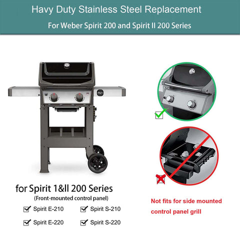 Burly Grill heat shields complete assembly for Spirit grills, simple installation