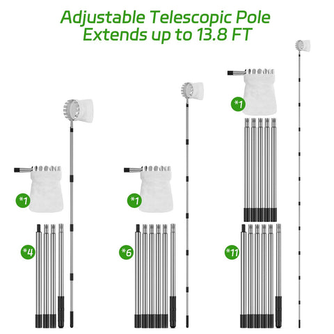 BURMONG lightweight aluminum design reduces arm fatigue during long picks