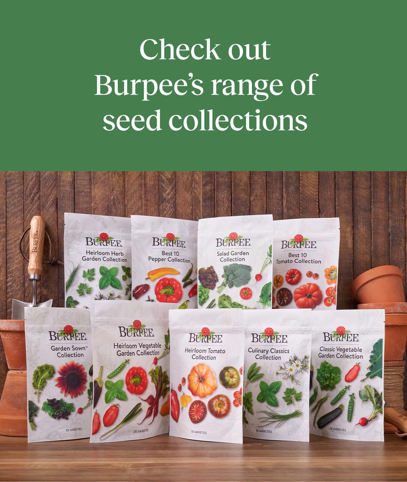 Burpee Best Collection gift box ideal for gardening enthusiasts.
