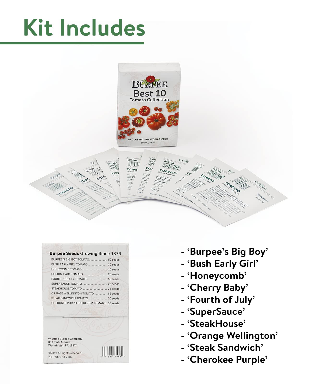 Burpee tomato varieties include cherry, beefsteak, and paste for versatile cooking.