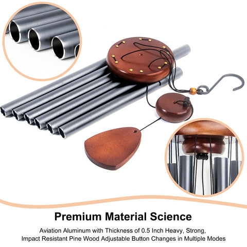 Gift-ready Bursvik wind chimes for birthdays and holidays.