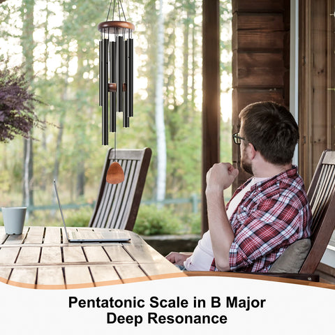 Bursvik durable wind chime for year-round outdoor use.