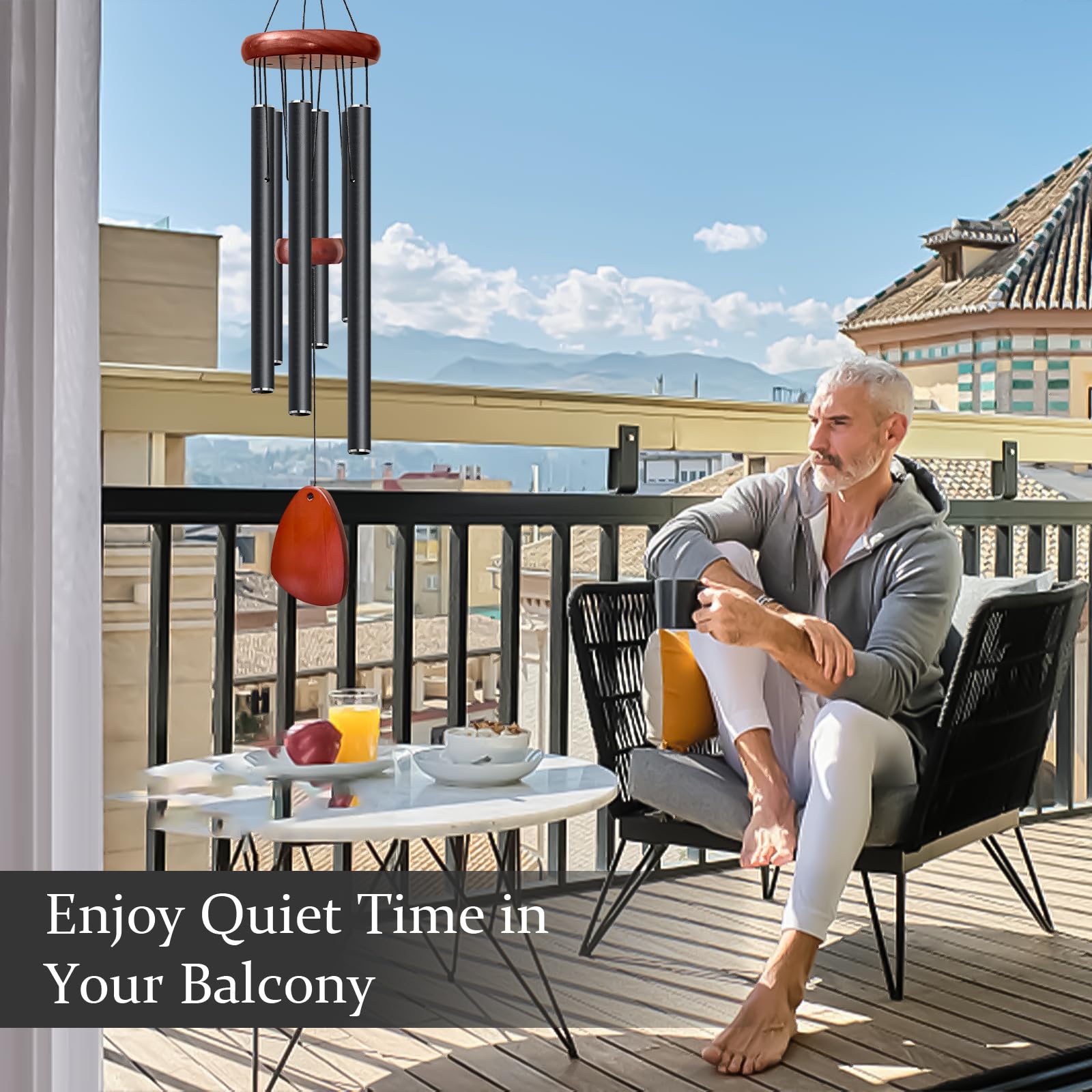 Bursvik portable wind chimes on the go perfect for travel meditation