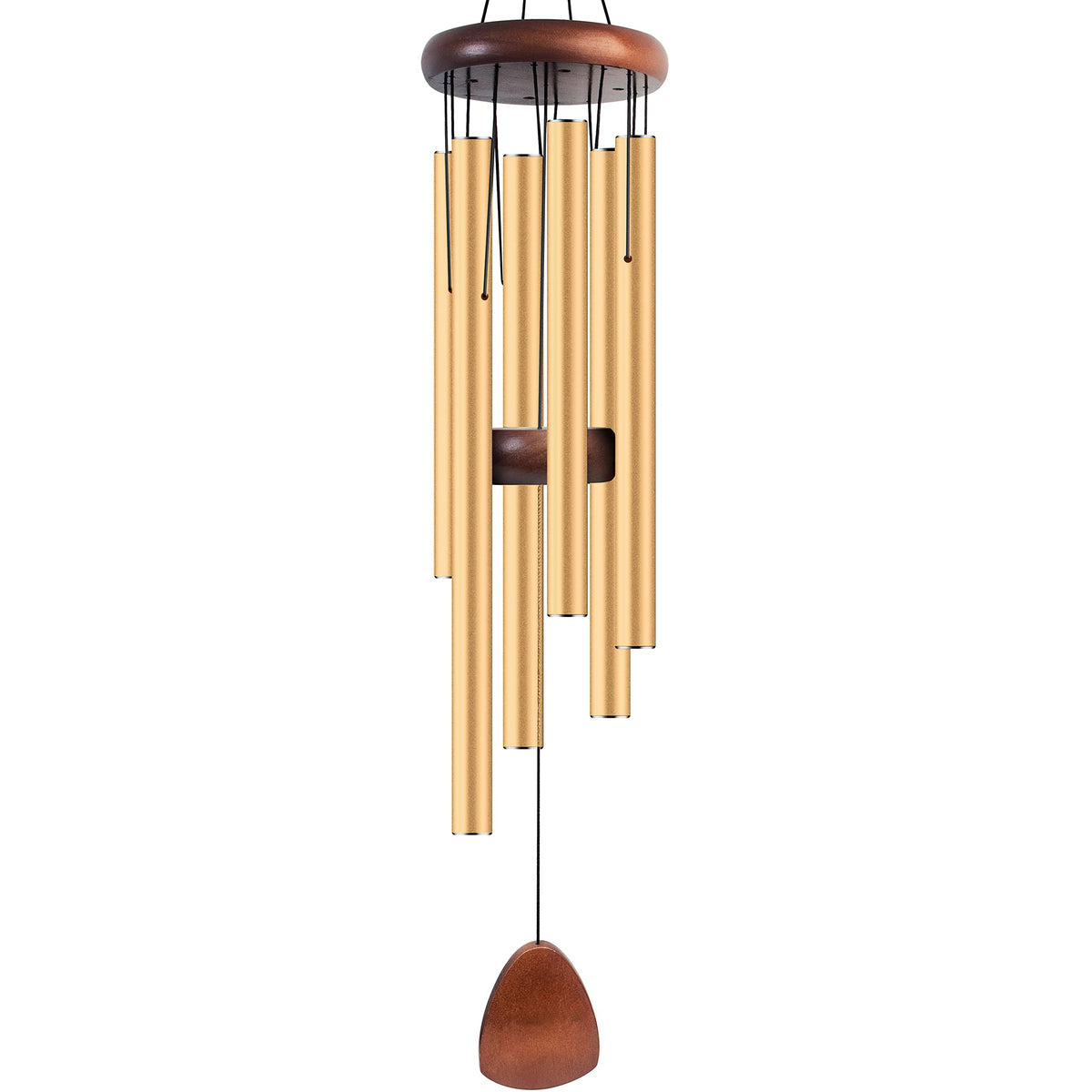 Bursvik wind chime 37-inch tubes creating soothing outdoor tones.