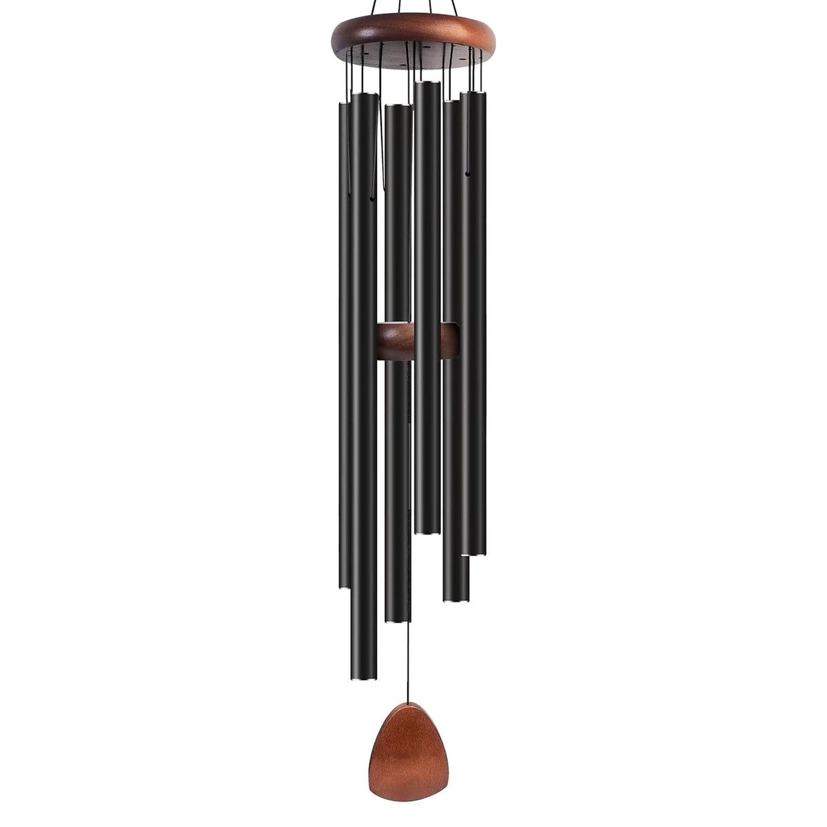 Bursvik wind chime 45-inch deep-tone for outdoor spaces creates a relaxing garden atmosphere.
