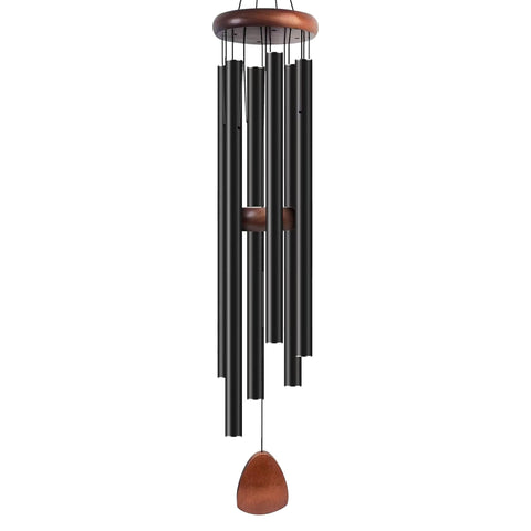 Bursvik wind chime 45-inch deep-tone for outdoor spaces creates a relaxing garden atmosphere.