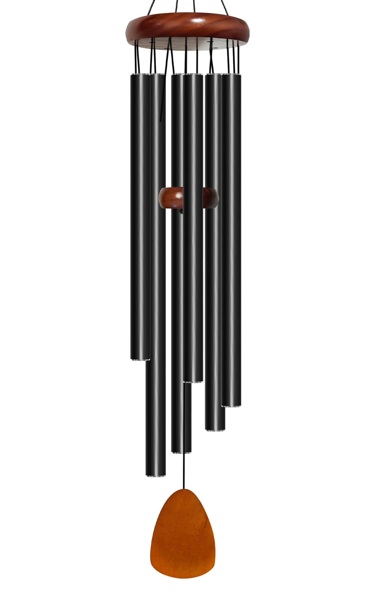 Bursvik 42-inch deep-tone wind chime for relaxing outdoor ambience.