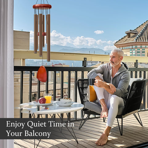 Bursvik wind chime portable design ready for travel and outdoor use