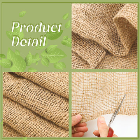 Buryeah burlap roll fall and wedding decor adds rustic charm.