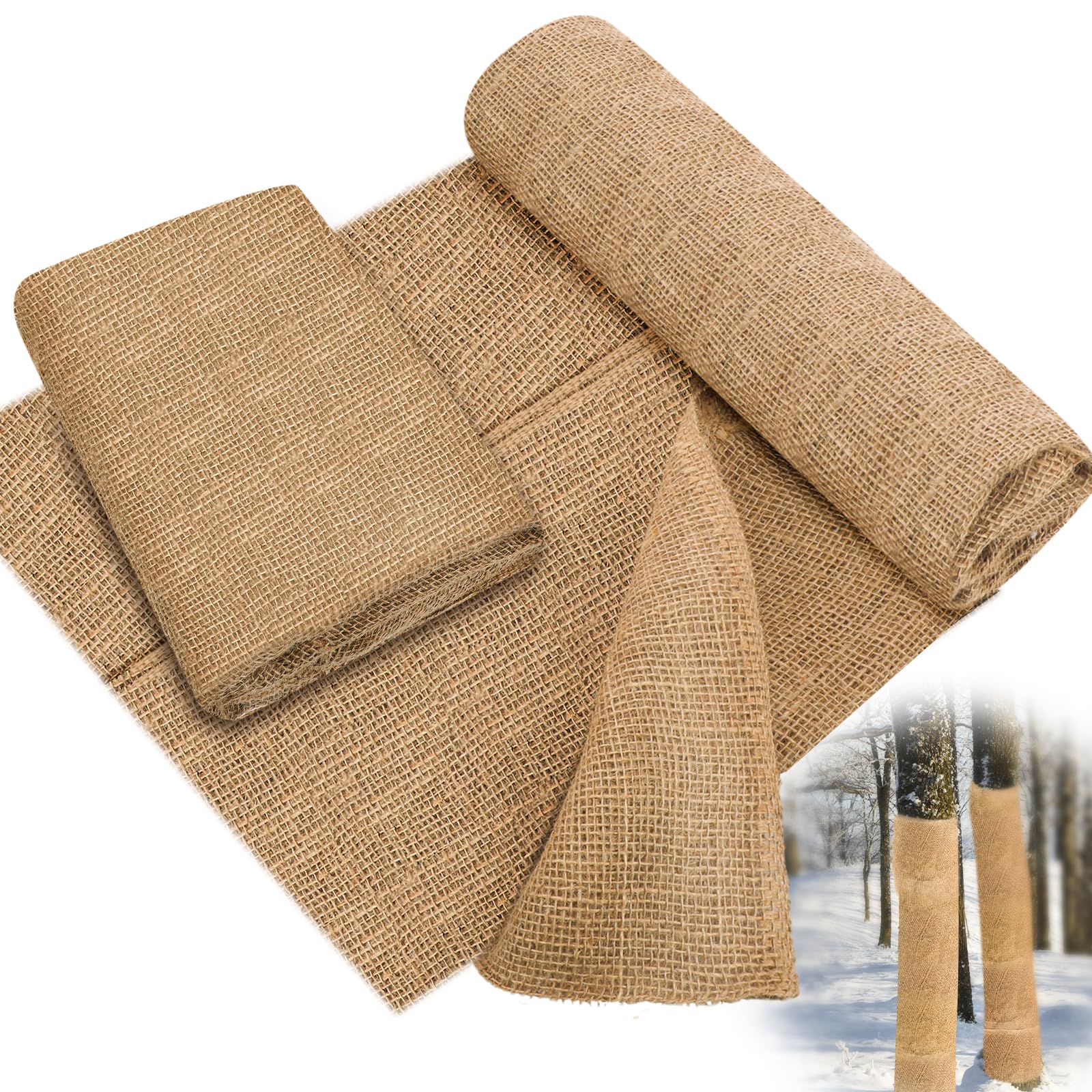 Outdoor-ready Buryeah burlap roll for versatile decor projects