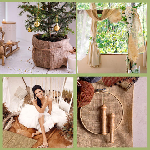 Buryeah burlap roll tree wrapping demonstrates frost protection.