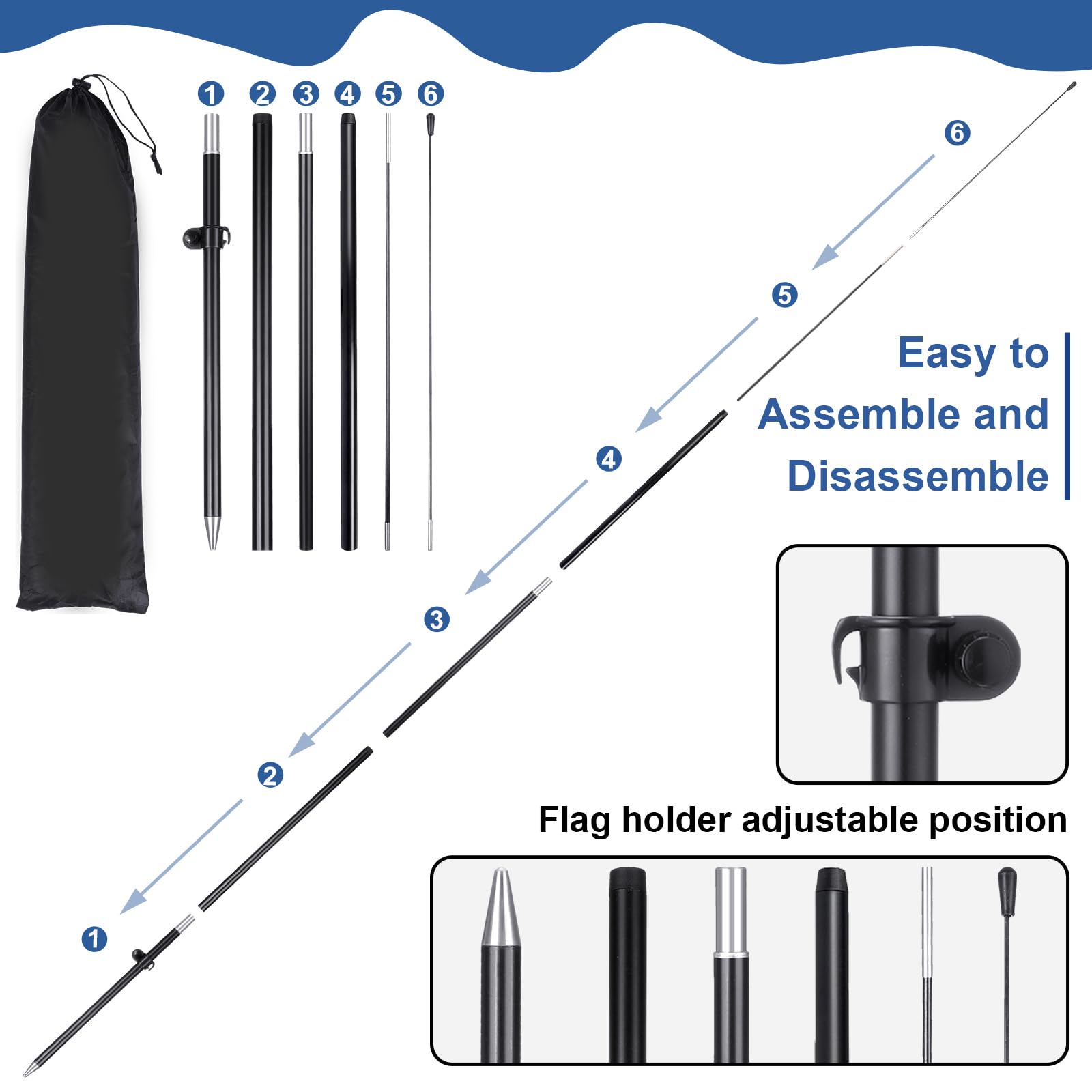 Buryeah open house flag with ground stake demonstrates stable outdoor setup.