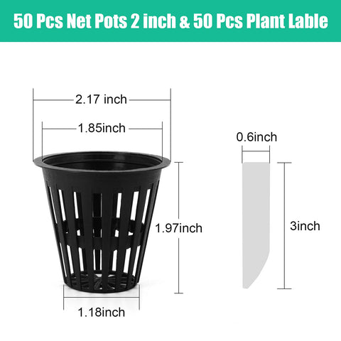 Business King 2-inch net pot closeup highlighting UV resistant plastic for outdoor use.