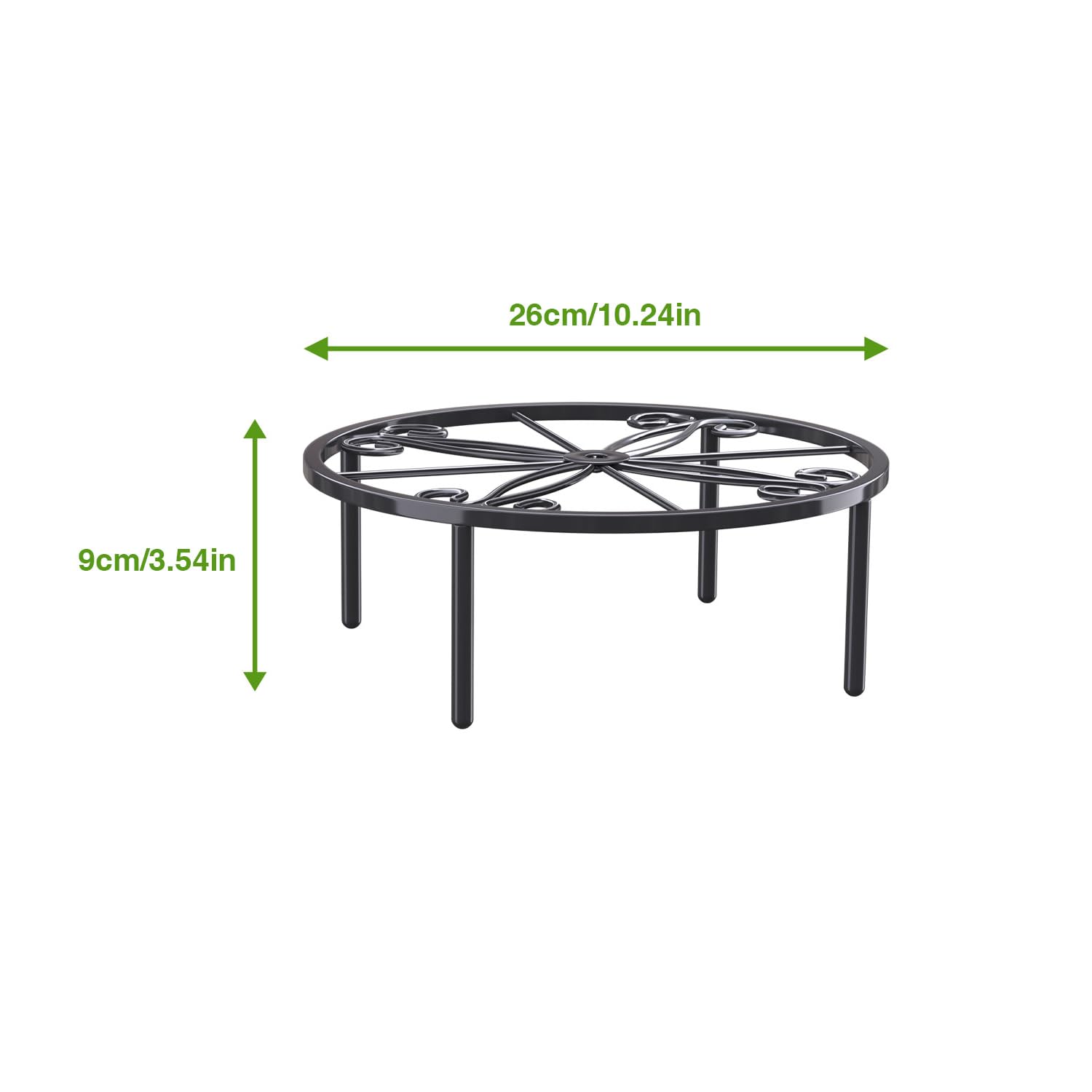 Bussdis versatile indoor-outdoor display stand for plants and more.