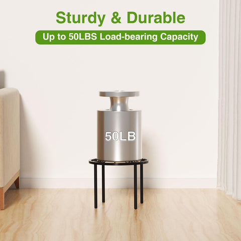 Bussdis plant rack with four-leg stability for even weight support