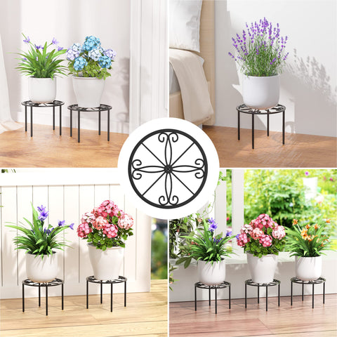 Bussdis plant stand base close-up emphasizes stable four-leg design.