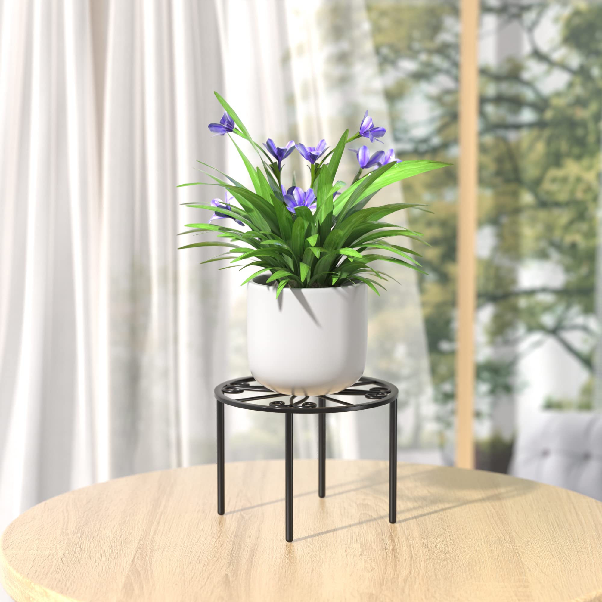 Bussdis plant stand decor-display being used for decor accents.
