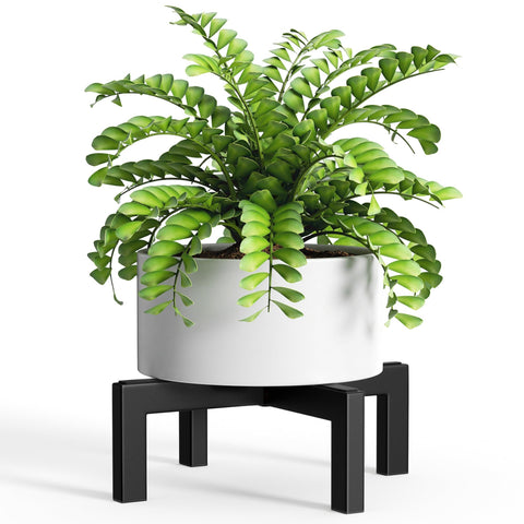 Bussdis easy-assembly plant stand with included screws and wrench for quick setup.