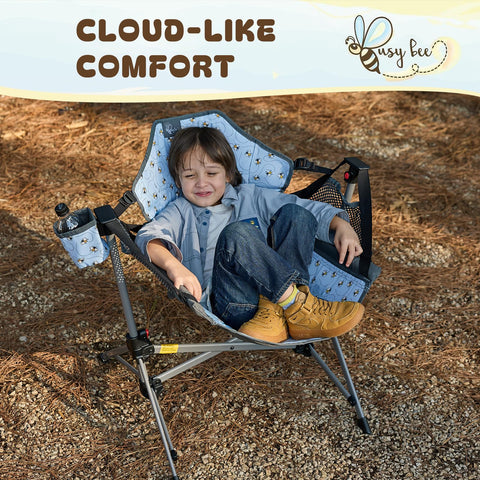 Busy Bee hammock chair shows a 20-inch seat width.