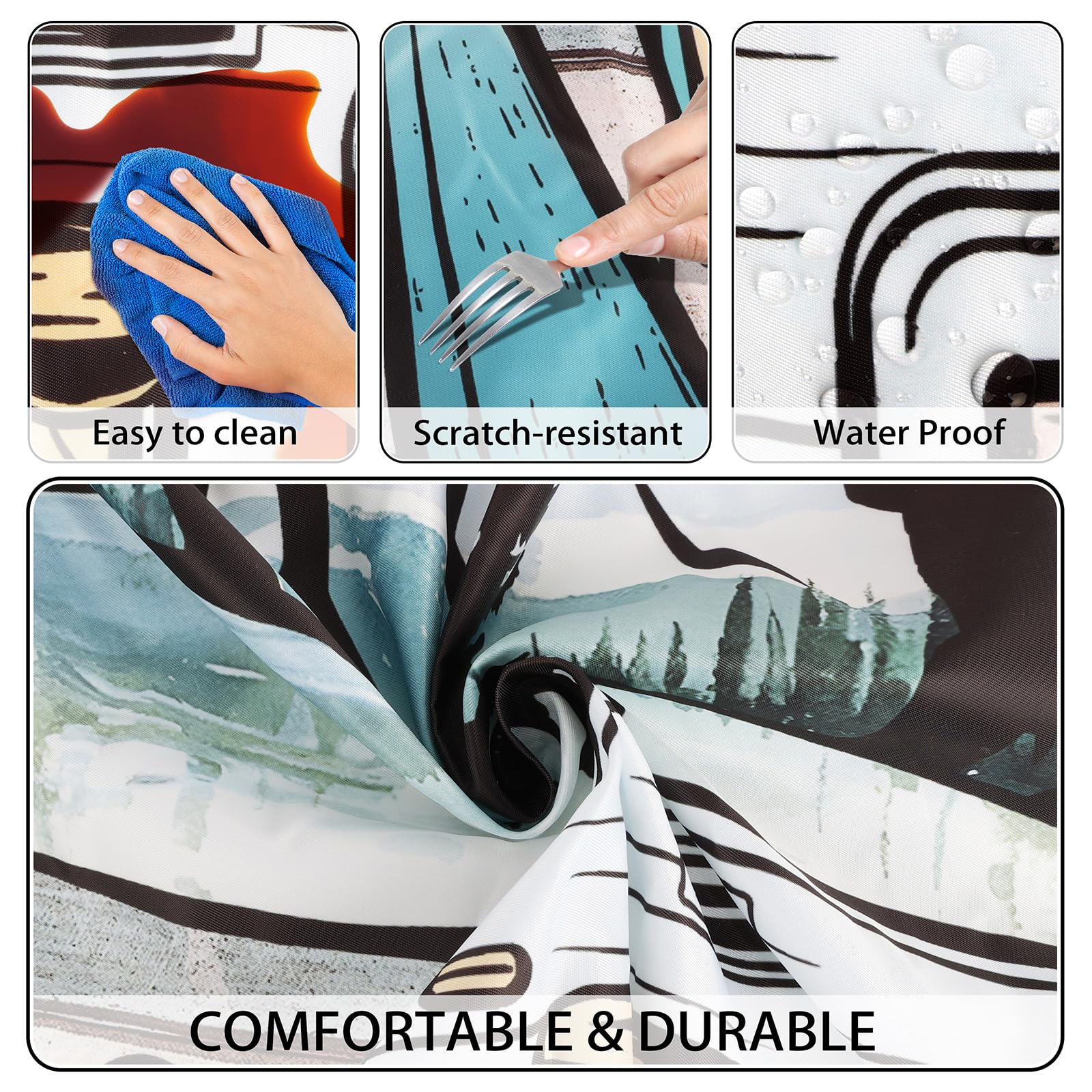Butaluk 3-pack provides complete protection for table and benches.