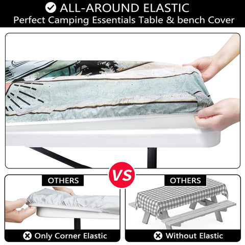 Butaluk elastic fit delivers a snug, wrinkle-free look across surfaces.