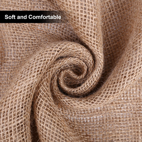 Butarfe burlap roll crafts material easy to cut and shape.