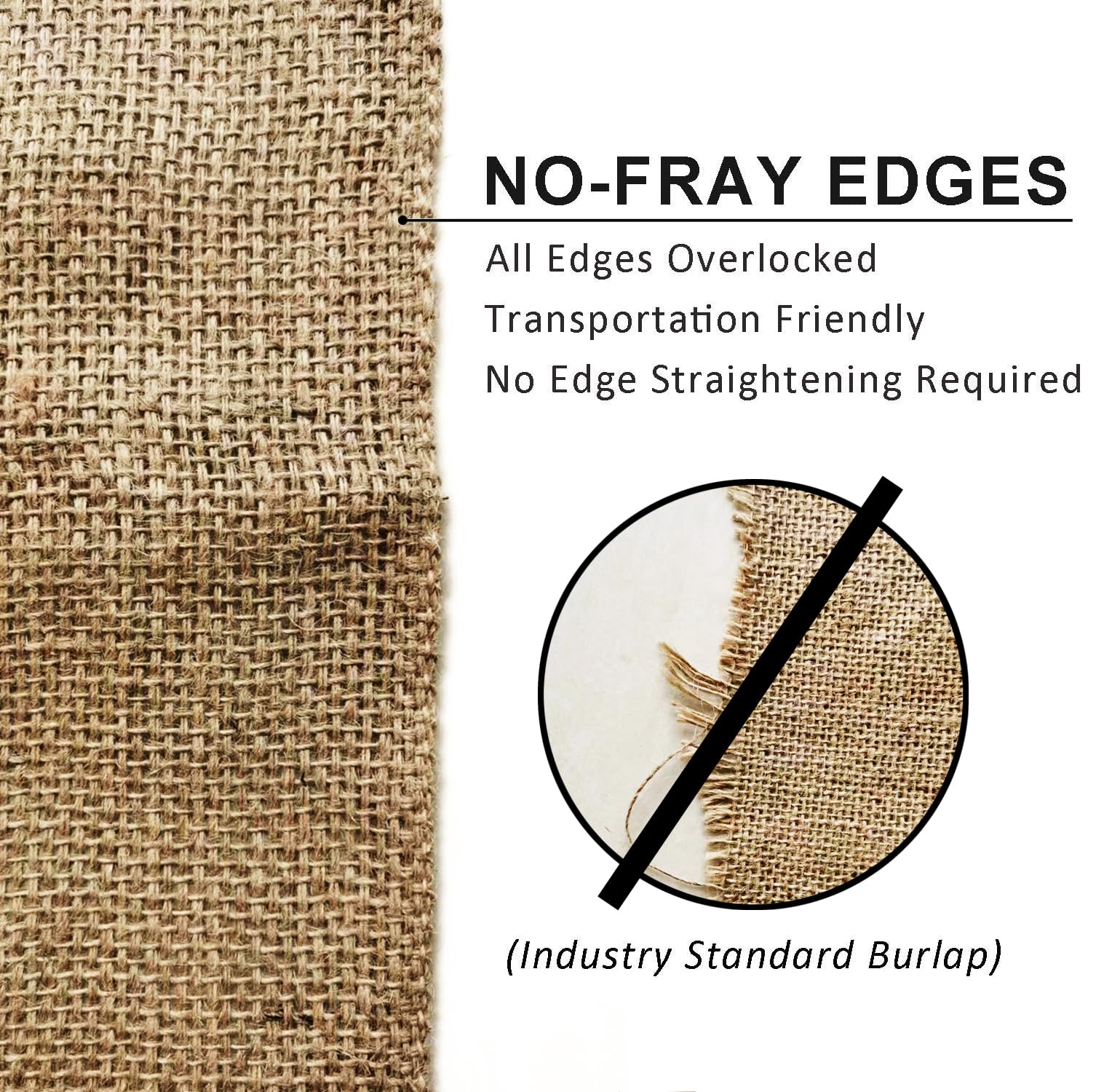 Butarfe burlap roll ideal for rustic wedding decor and home accents.