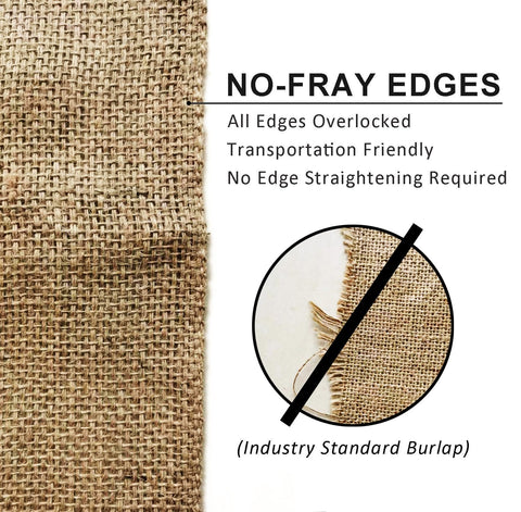 Butarfe burlap roll ideal for rustic wedding decor and home accents.