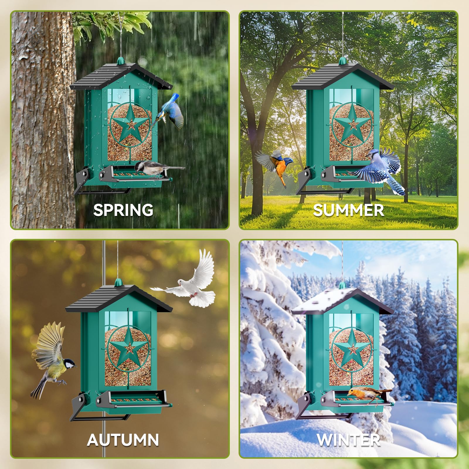Decorative design adds charm to any outdoor space