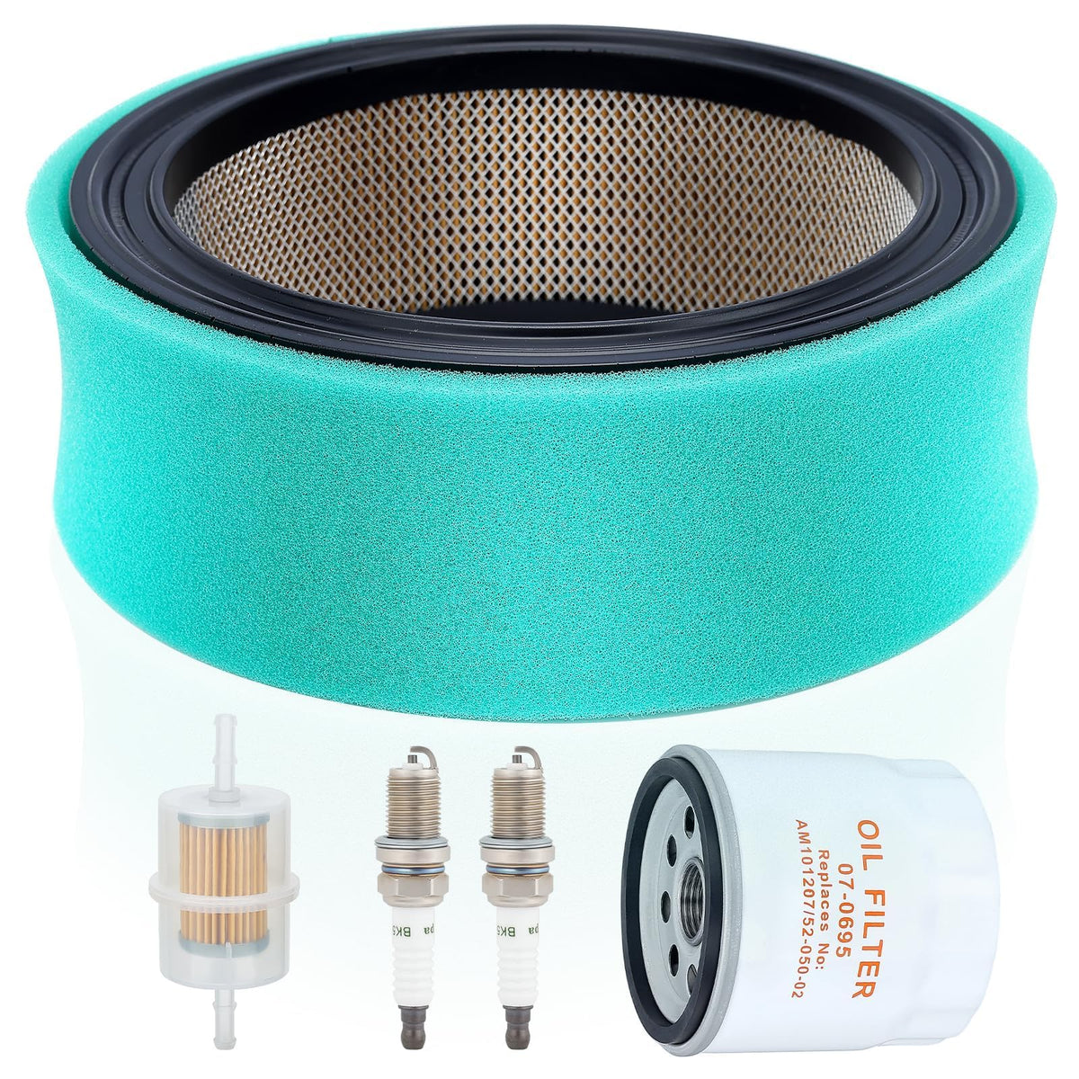 Butom 4708303 air filter front view with tight seal and pleated filtration.