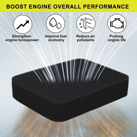 Butom spark plug included for quick, dependable starts.