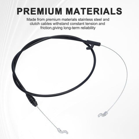 Butom 51-inch length control cable ideal for standard mower setups.