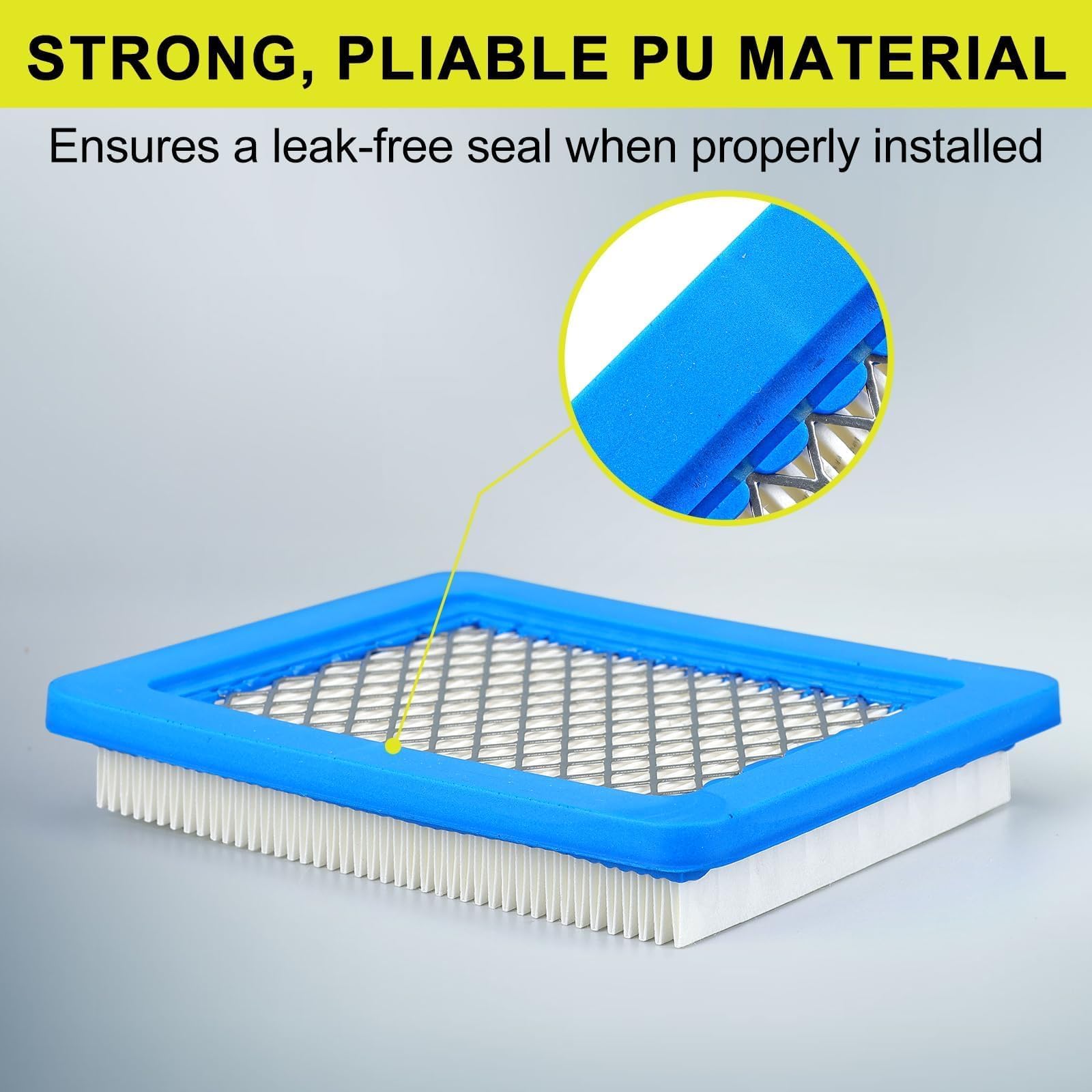 Butom air filter 675ex assembly image illustrating fit and seal for engine housing.