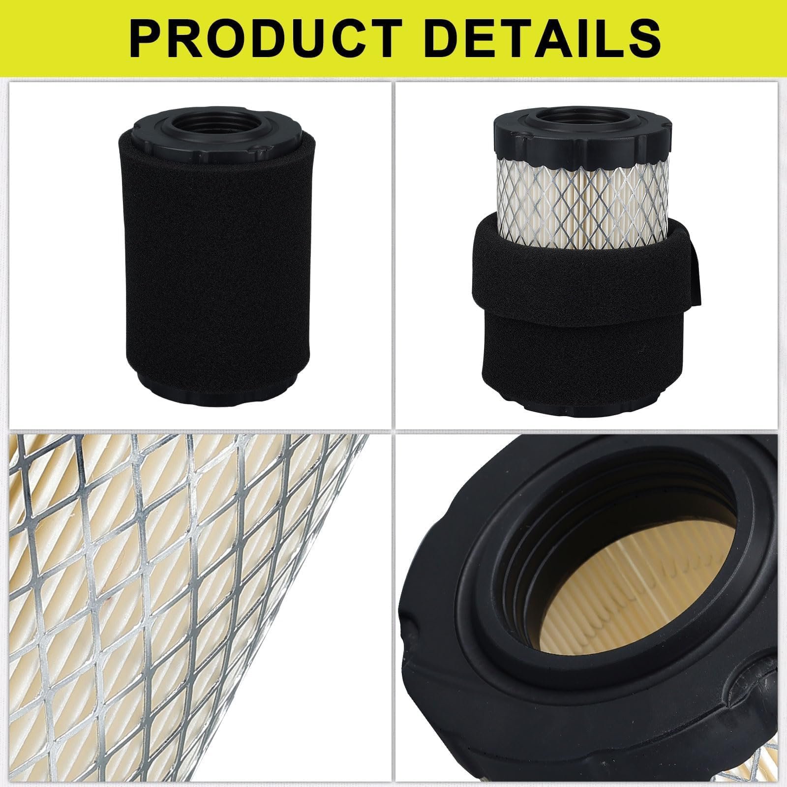 Butom air-filter two-pack with fuel filter adds value for maintenance