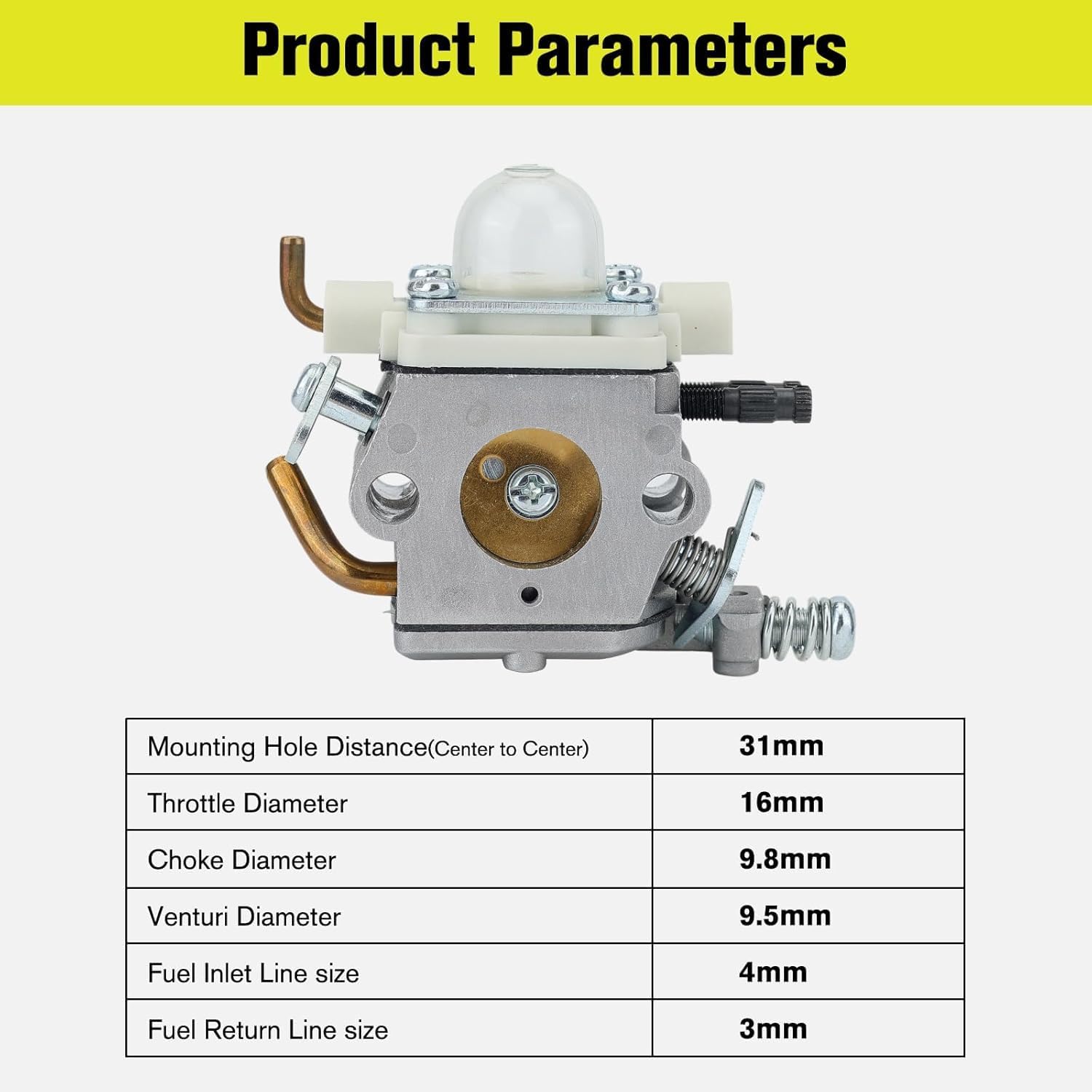 Butom C1M-K77 carburetor durable body materials for heat resistance