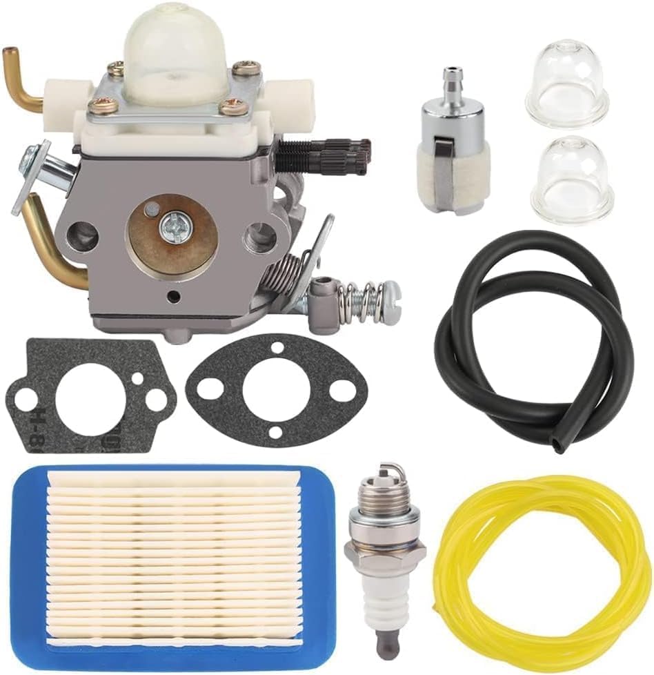 Butom C1M-K77 carburetor with included fuel filter for reliable fuel flow