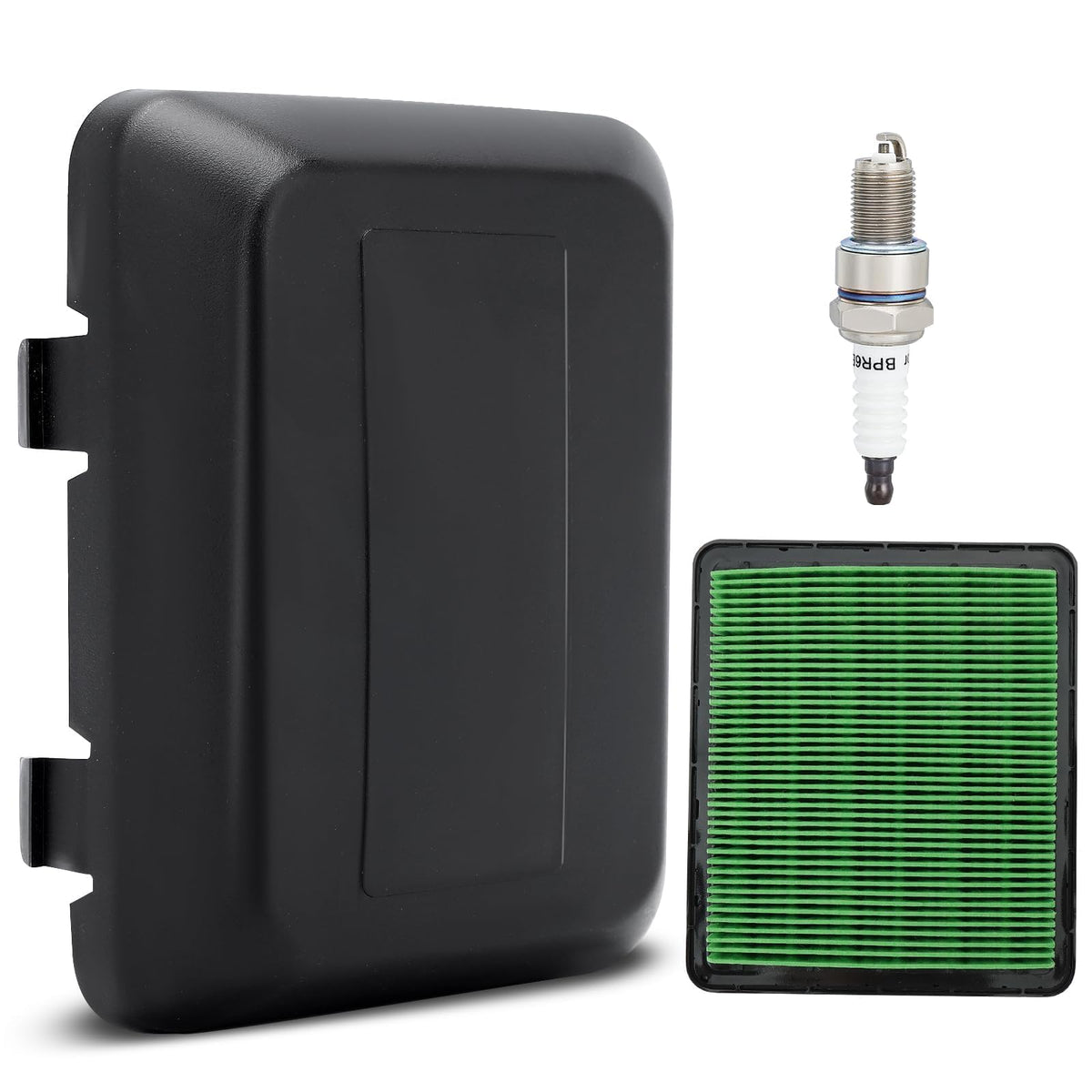 Butom CCV160 air filter cover 17231-Z0L-050 installed on a Honda engine for cleaner airflow.