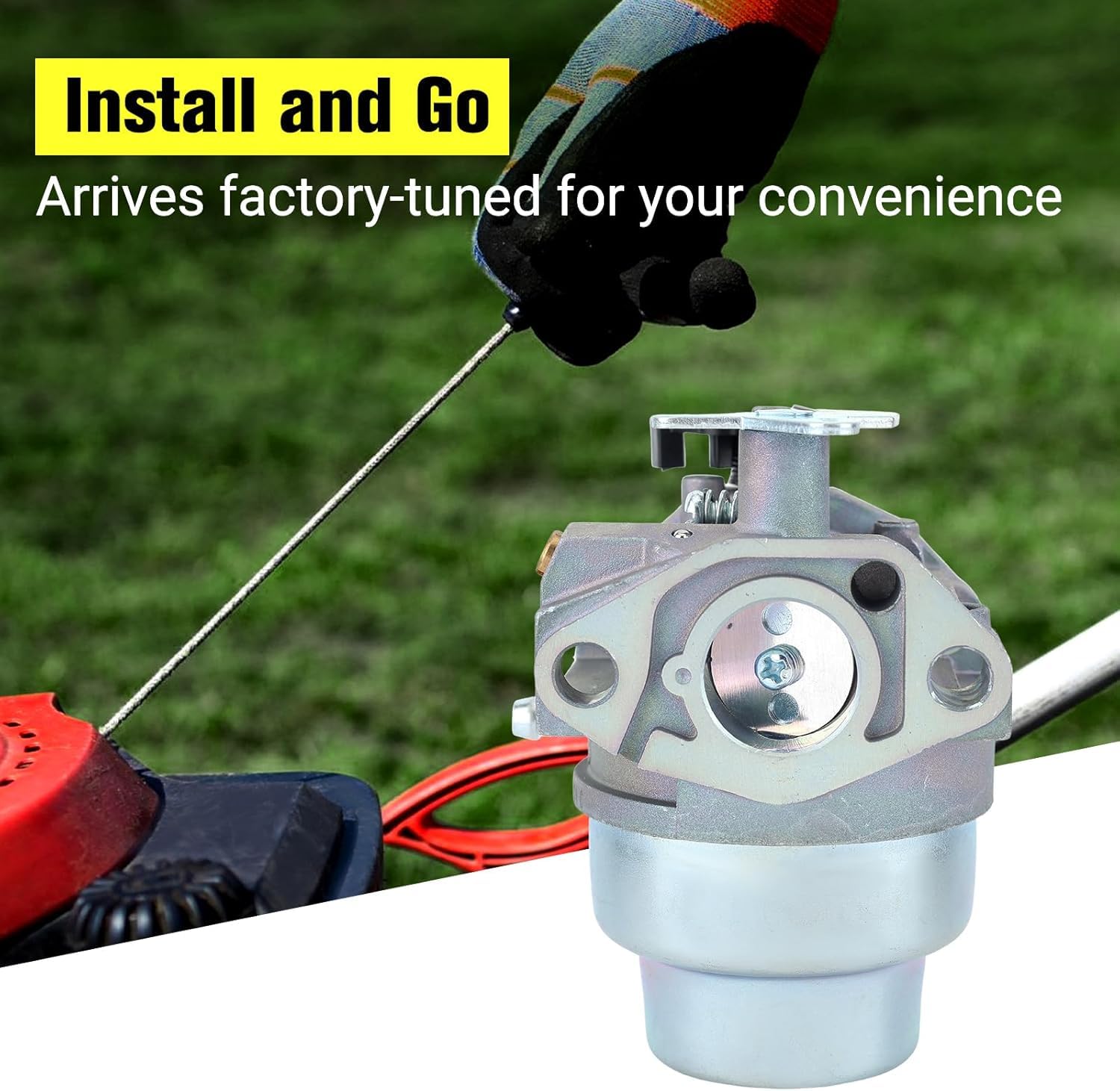 Butom GCV160 kit includes air filter, valve, spark plug for quick replacements.