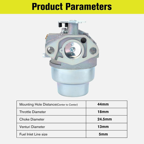 Butom GCV160 carburetor uses brass parts and anodized aluminum.