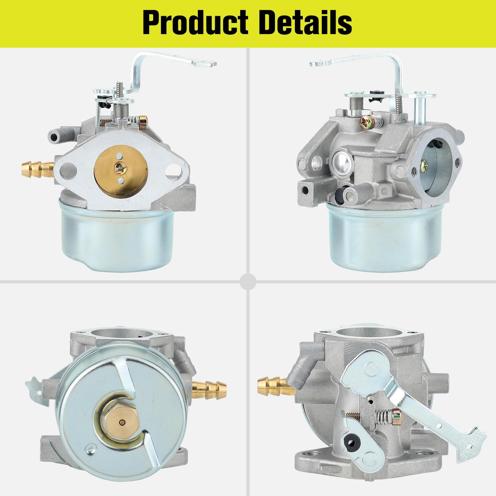 Butom HM80 engine fit carburetor displayed for Tecumseh installation