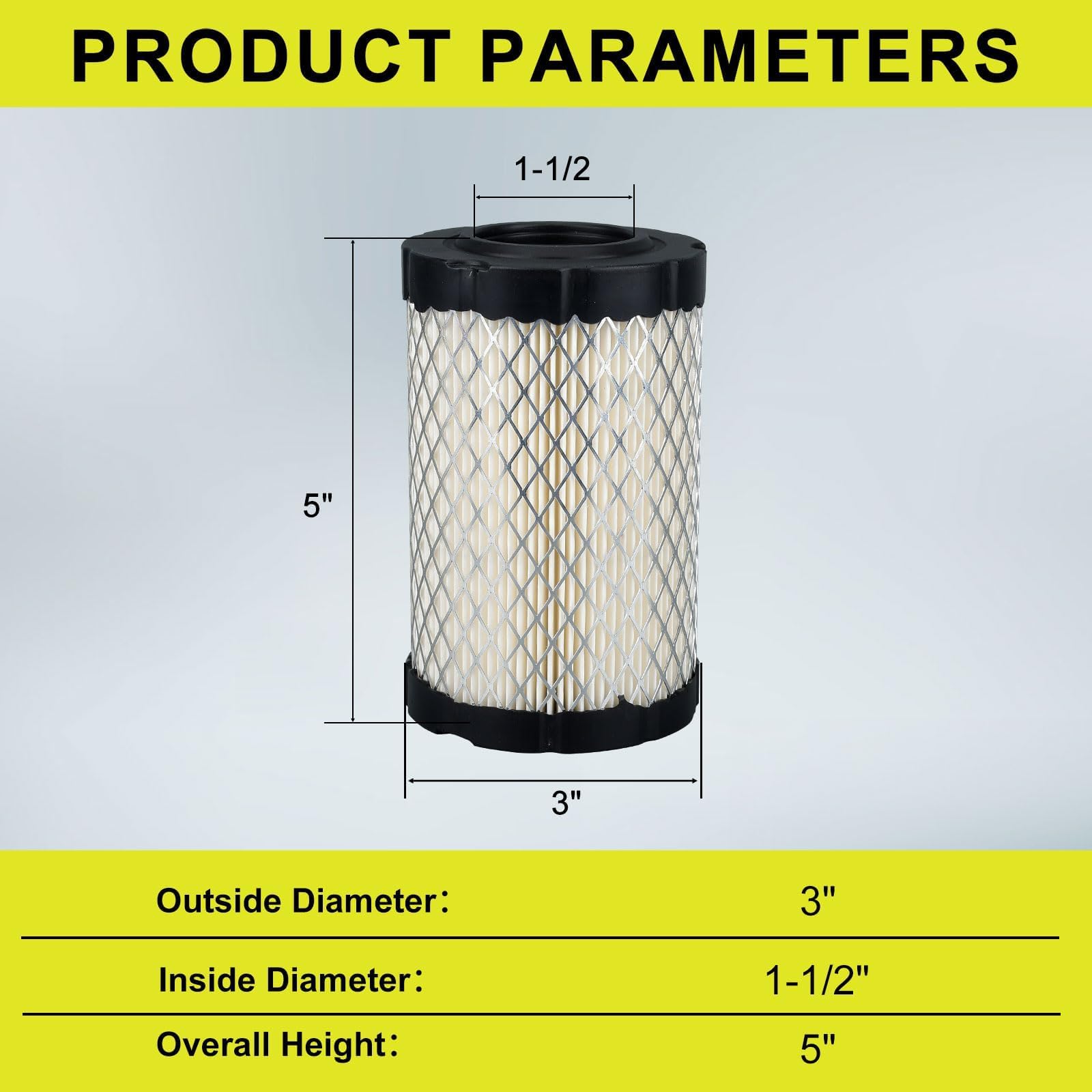 Butom air filter for Husqvarna YTH series delivers reliable filtration and steady performance