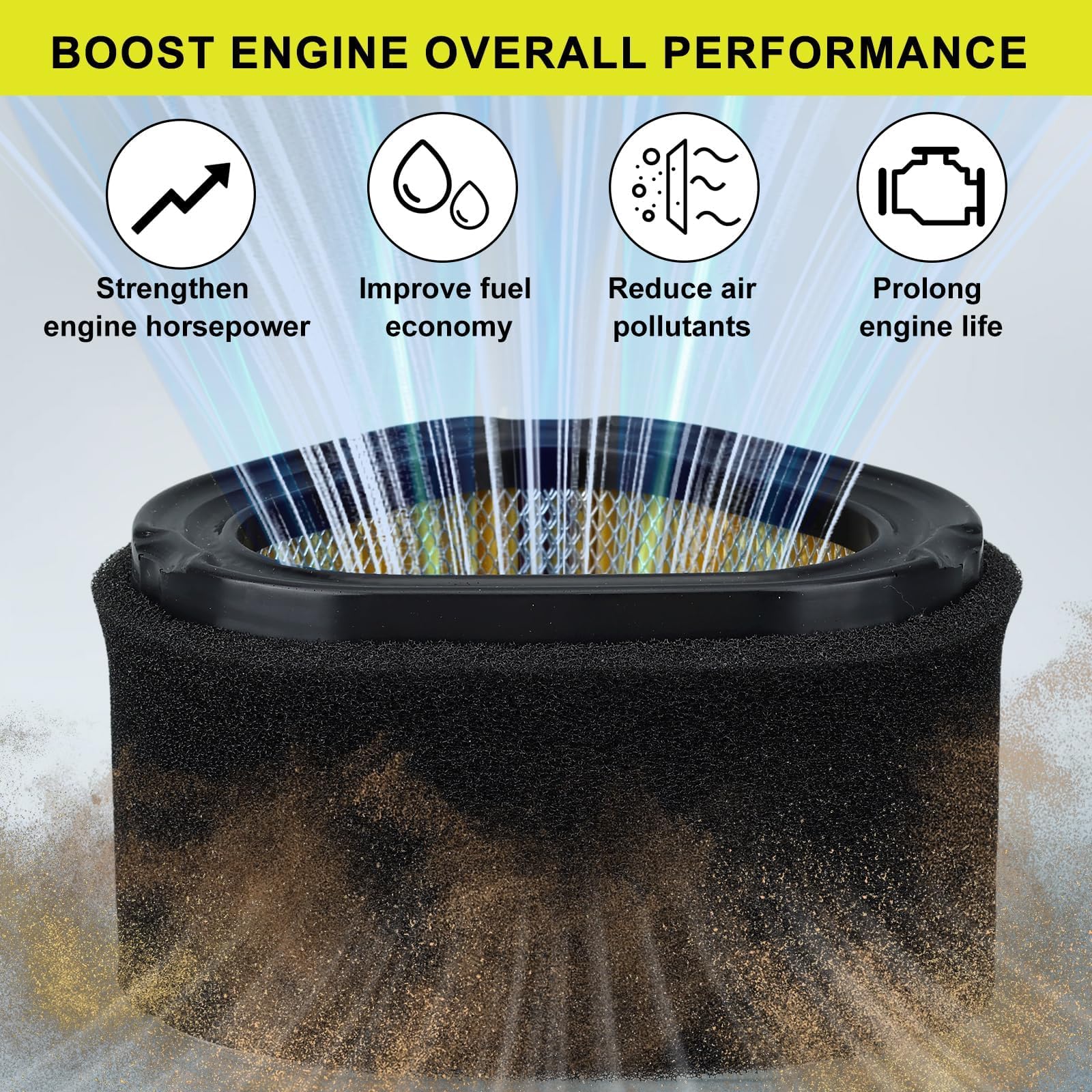 Butom oil filter included ensures clean lubrication for reliable performance.