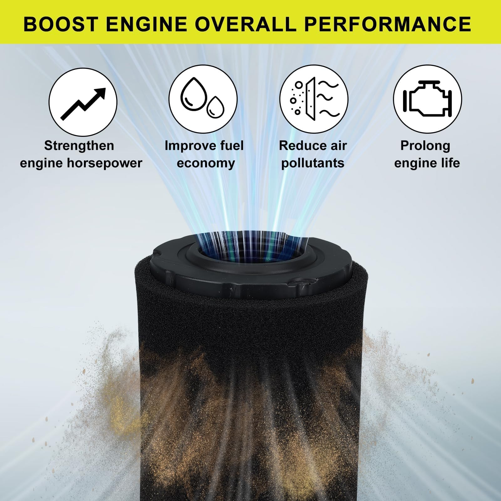 Butom pleated air-filter technology for efficient dust capture