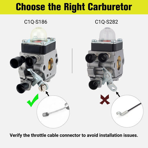Butom primer bulb aids rapid carburetor priming for instant starts.