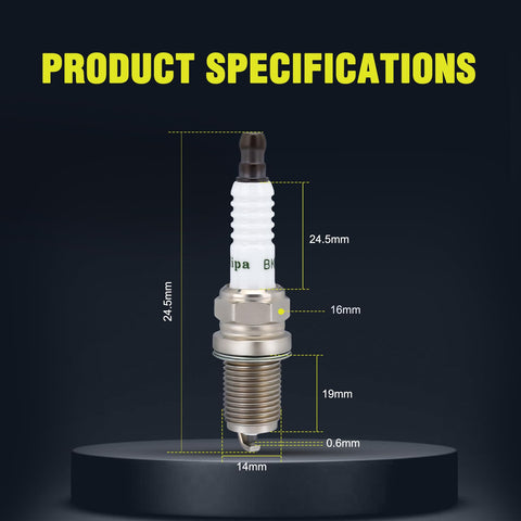 Butom RC12YC spark plug shown in easy-installation view.