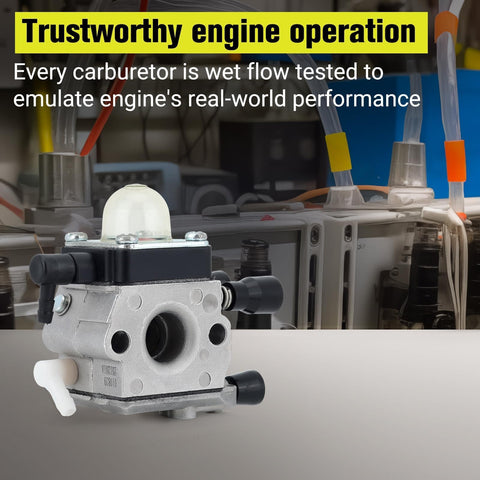 Butom spark plug promotes efficient combustion and quick starts.