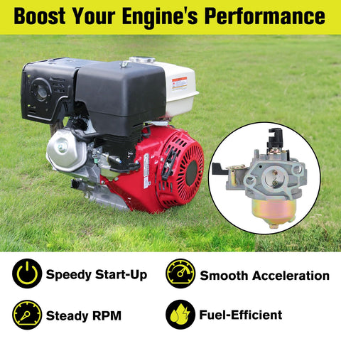 Butom wet-flow tested carburetor image conveys real-world performance assurance.