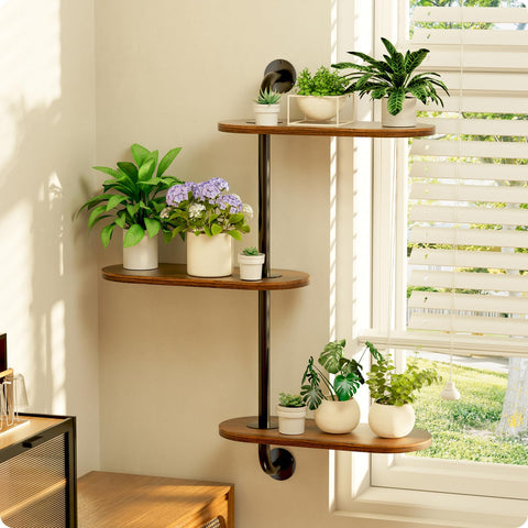 BUTUNITA easy-install window plant shelf speeds setup for immediate use